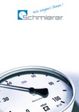 Manomètre à cadran - PGU 250 - Schmierer GmbH - fileté / à bride